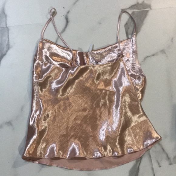 ASOS Shine Satin Camisole Tank - Picture 2 of 2